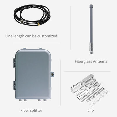 4 Port Splitter Termination Cabinet Fiber Distribution Box Enclosure with PVC Material