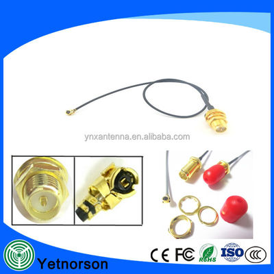 V.S.W.R≤1.5 50 OHM 10cm RG1.13 Jumper Cable with SMA-Female to U.FL IPX Connector