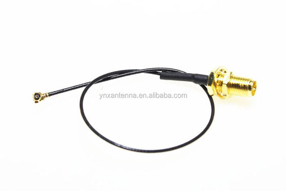 U.FL to SMA-female Bulkhead RG316 Coax Cable Assembly with Max Input Power of 50 OHM