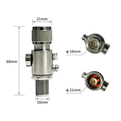 Impedance Non-constant N Female to N Male UHF RF Coaxial Connector Surge Protection Lightning Arrester