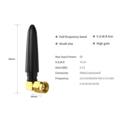 Long Range Mobile Phone Signal Receiver Wireless Omni Mimo Sma Antenna for 10g Capacity