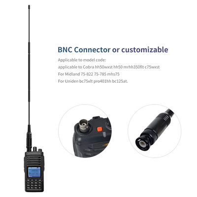 Impedance 50ohm Long Range Dual Car Radio Motorola Walkie Talkie Cb Antenna For Motorola