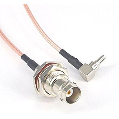 Cat 1 RG 316 Cable Assembly with MCX Male to TNC Female 15cm Wifi RF Antenna Cable Pigtail