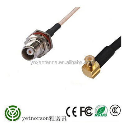 Cat 1 RG 316 Cable Assembly with MCX Male to TNC Female 15cm Wifi RF Antenna Cable Pigtail