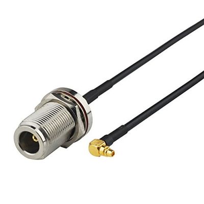 Cat 1 RG 316 Cable Assembly with MCX Male to TNC Female 15cm Wifi RF Antenna Cable Pigtail