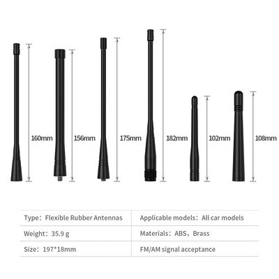 Multiband VHF UHF Dual Band Walkie Talkie TW UHF Radio Antenna with BNC Male Connector