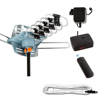 Long Range Vhf Uhf Hd Remote Control Rotating Yagi Outdoor Aluminum De Digital Para Tv Antenna