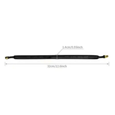 Customized Window Flat Cable with SMA/N or UHF Connector Length 30cm or Customized