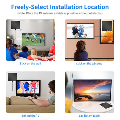 50W Max Input Power High Gain DVB-T Wireless Amplifier Indoor Digital TV Antenna for TV