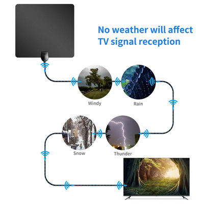50W Max Input Power High Gain DVB-T Wireless Amplifier Indoor Digital TV Antenna for TV