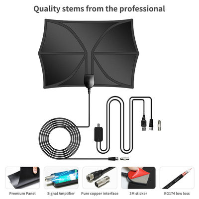 Customizable Cable Length Smart 4K Free Test List Channels Amplificatore Digitale Per Hd Tv Antenna