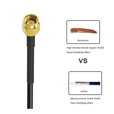 50ohm Sma RG58 Coaxial Cable with PVC Jacket and 50ohm Impedance