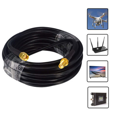 1-6000MHz Frequency Range Jumper Low Loss LMR400 RF Cable with AP AA Outer Conductor