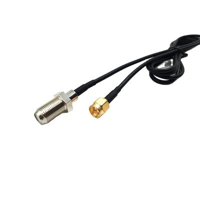 Black Adapter N Female to SMB Fakra CRC9 TS9 Connector RG174 RG178 RG316 Coaxial Cable