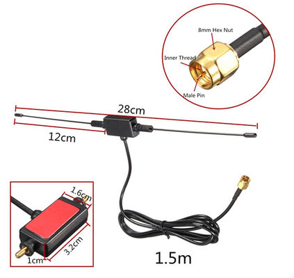 Universal Long Range CB Car Ham Auto Radio Broadcast HF AM FM Antenna