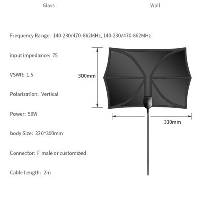 External Broadcasting Outdoor UHF VHF 4K High Gain HD DTV Box Digital TV Antenna