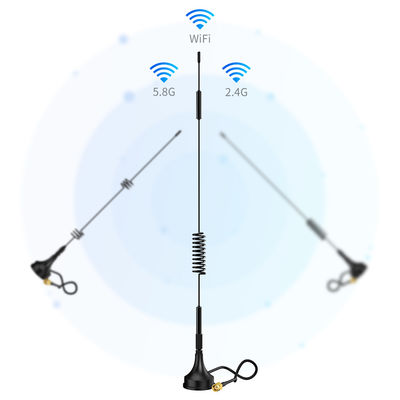 Dual Band Mimo Loop Mounted Outdoor Magnetic Antenna for GPRS Gsm 5ghz Wifi 3G 5G 4G