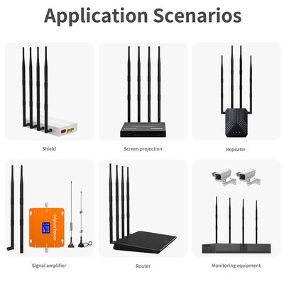 Customized Connector Type Rubber Duck Wireless Antenna for Router 868MHz 915MHz 1.5Ghz 2.4Ghz 5.8Ghz