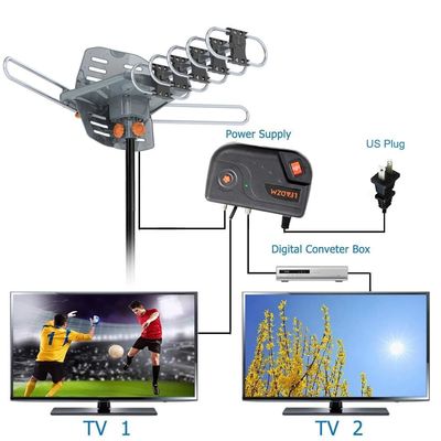 Frequency 470-862 MHz High Definition Yagi TV Antenna 35dBi Indoor Outdoor Antenna for TV