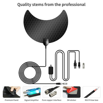 CE/FCC/ROHS/ISO9001 2000 Certified 300*330mm Film Size 4k Indoor HDTV Cable TV Antenna