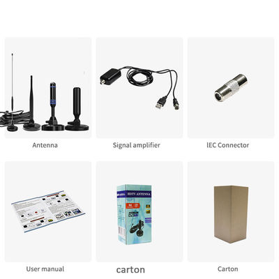 75 Ohm Impedance 1080P DVB-T DVB-T2 UHF VHF 4K HD Outdoor Amplified Hd Digital Tv Antenna