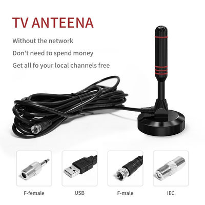 Indoor HDTV Antenna 200 Miles with Amplified Digital Adapter and Customized Connector