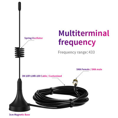 RG316 Cable 4dBi Magnetic Signal Booster for 4G/3G/2G GSM GPRS Communication Antenna