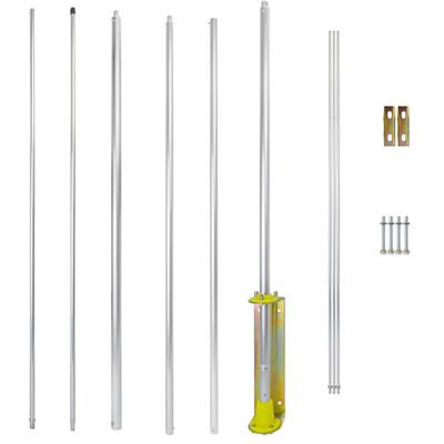 5.2M 93stages Telescopic Pole Mobile VHF UHF Fiberglass Antenna with 8dBi Gain