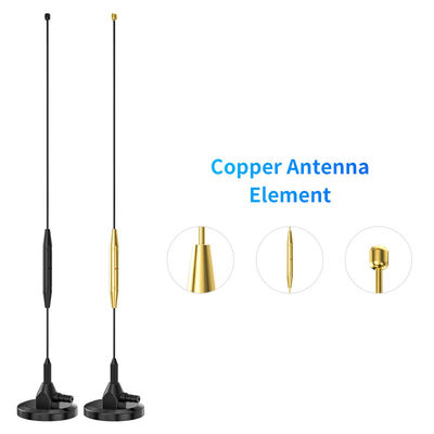 Indoor DVB-T2 Suction Cup Antenna for Maximum Power of 50W and Wide Frequency Range