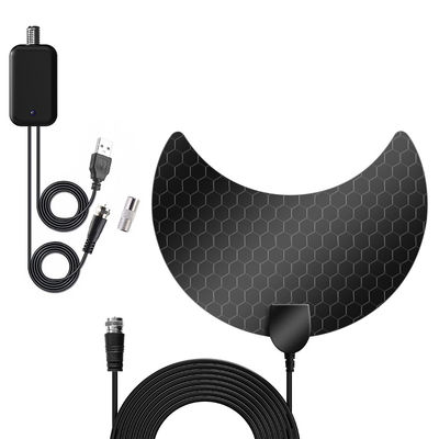 50 Ohm Input Impedance Dual F Female Adapter Signal Booster for Camper and External TV Box