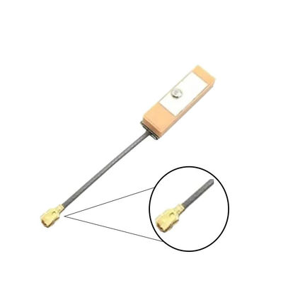 1575.42MHz ±3MHz 6*20*6 Active Marinated BD Ceramic GPS Antenna with IPEX RF Cable 120MM