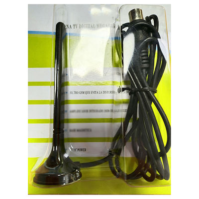 RHCP Magnetic Mount HDTV Digital TV Antenna DVB-T DAB Customize Connector 174-230MHz/470-862MHz