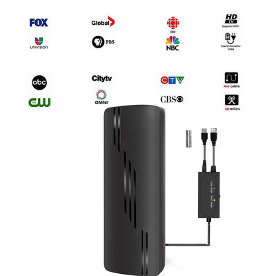 Film Size 300*330mm Indoor 50 Miles Amplified HD TV Antenna with Coax Cable Adapter