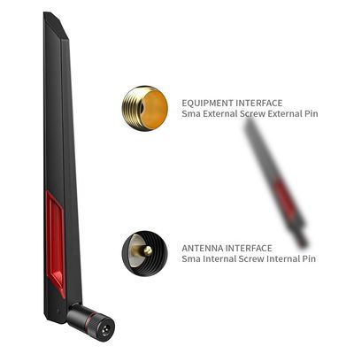 50-100W TPEE Dual Band Wifi Rubber Antenna Paddle Router WiFi Antena for Wide Coverage