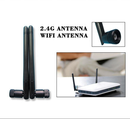 2.4GHz and 5.8GHz Dual Band Wi-Fi Antenna Rubber Duck Design with Customizable Connector