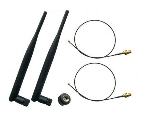 2.4GHz and 5.8GHz Dual Band Wi-Fi Antenna Rubber Duck Design with Customizable Connector