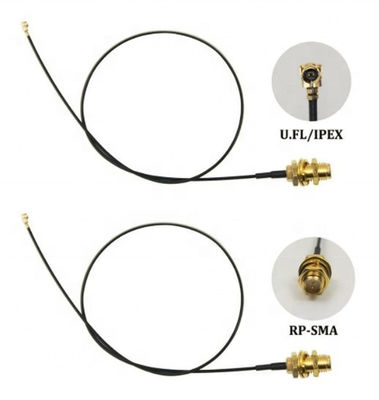 2.4GHz and 5.8GHz Dual Band Wi-Fi Antenna Rubber Duck Design with Customizable Connector