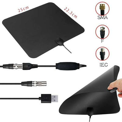 Paste Mounting High Gain Film Flat TV Antenna Digital Indoor UHF VHF Long Range Antenna