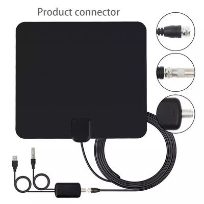 Indoor Tv Antenna 50 Miles Amplified Hd Digital Adapter with IEC Connector 30g Weight