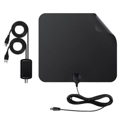 Built-in Amplifier HDTV Digital TV Antenna with 50 Mile Range and 3-5V Supply Voltage