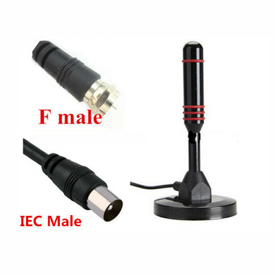 External Power Supply UHF VHF Digital TV Antenna Indoor Magnetic Base Maximum Power 50W