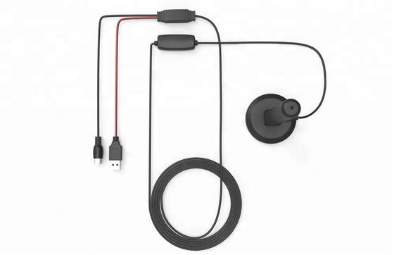 Digital Satellite Color TV Indoor Antenna with RG174 Cable 110mm Height and Materials