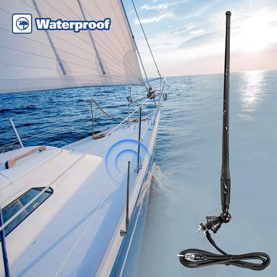 Marine Boat Car Home Radio Flexible FM/AM with 5dBi Gain 88-108Mhz Frequency Range