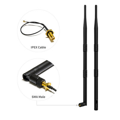 Rubber Duck Style 915MHz Wifi Antenna with V.S.W.R≤2.0 and Max Input Power of 50W