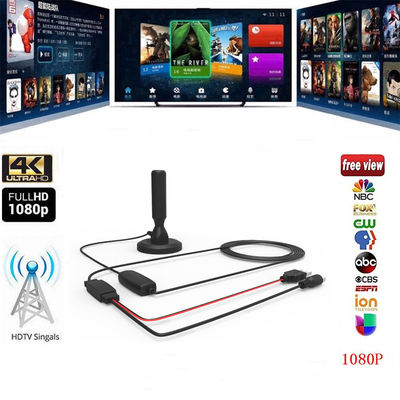30dbi Gain and F or IEC Connect Type Digital Indoor TV Antenna for High Definition TV