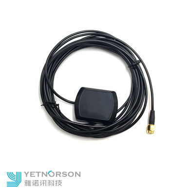 Active Magnetic Mount GT5 Connector Antenna for 1575.42MHz Center Frequency GPS Navigator