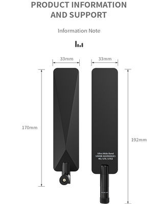 Vertical Polarization 5 dBi High Gain Antenna for 4G Indoor Reception and Transmission