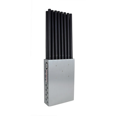 18W Output Power Handheld Signal Detector with 18 Channels and 2-25m Jamming Distance