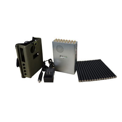 18W Output Power Handheld Signal Detector with 18 Channels and 2-25m Jamming Distance