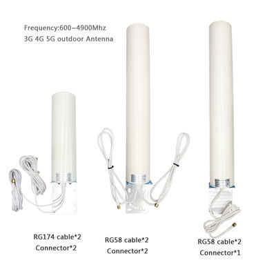Vertical Polarization High Gain 4G LTE Rubber Antenna for 4G Omnidirectional Coverage